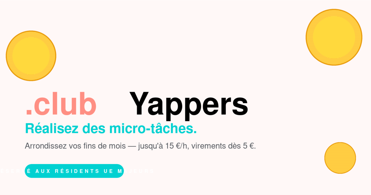 Petit boulot Ã©tudiant : 10 tÃ¢ches courtes en ligne 2026 | Yappers Club